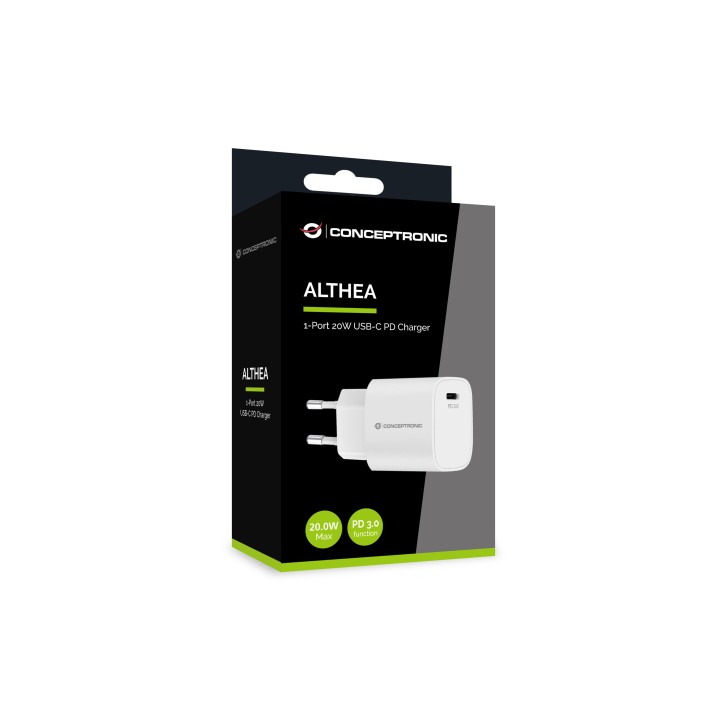 Cargador Pared CONCEPTRONIC USB-C PD3.0 20W (ALTHEA14W)
