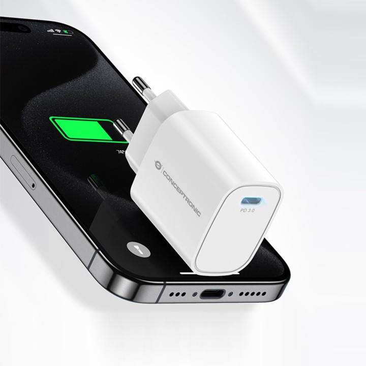 Cargador Pared CONCEPTRONIC USB-C PD3.0 20W (ALTHEA14W)