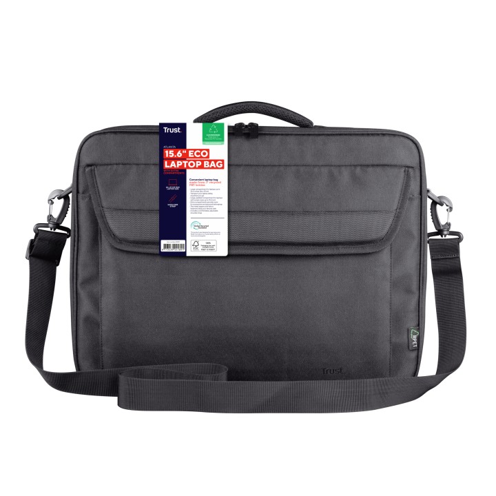 Maletín Trust Atlanta Polyester 15.6"-16" Gris (24189)