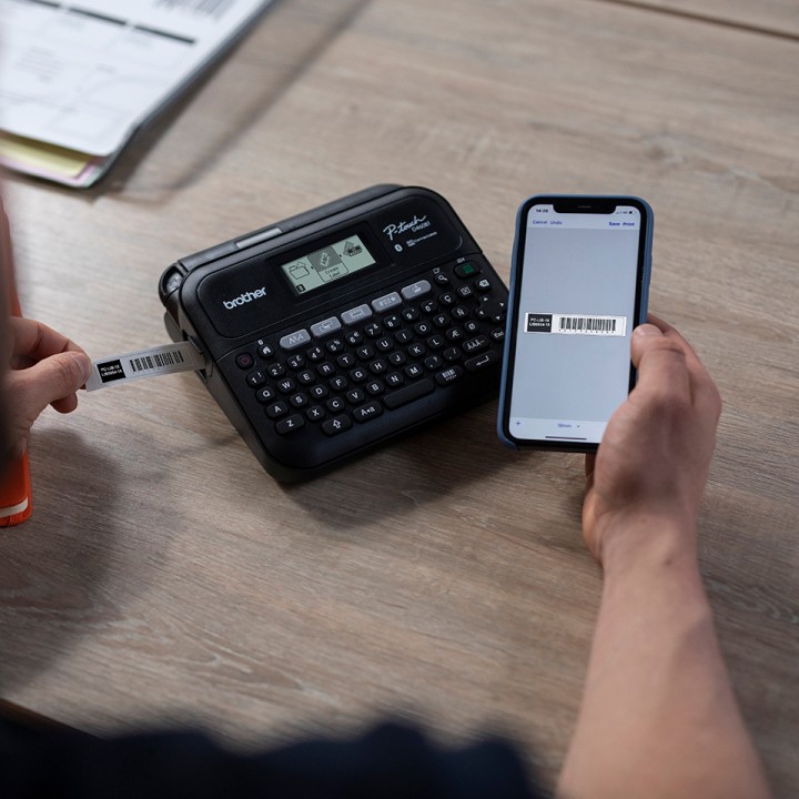 Rotuladora BROTHER LCD USB/BT Negra (PT-D460BTVP)