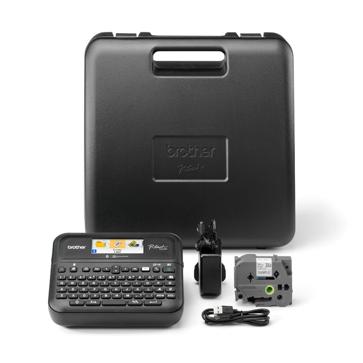 Rotuladora BROTHER LCD USB/BT Negra (PT-D610BTVP)