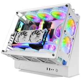 Caja Mars Gaming Custom Premium ATX mATX Blanca (MCBW)