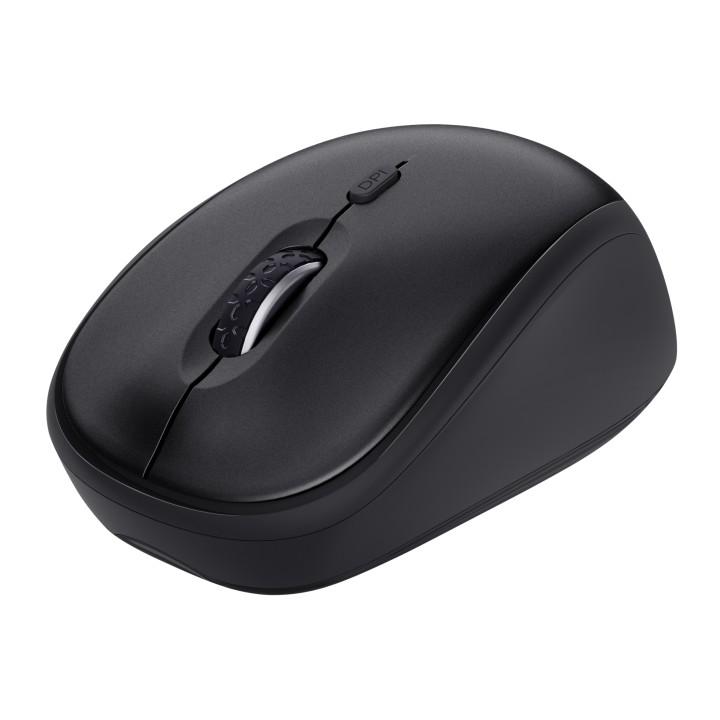 T+Ratón Trust TKM-360 RF Óptico 1600dpi Negro (25356)