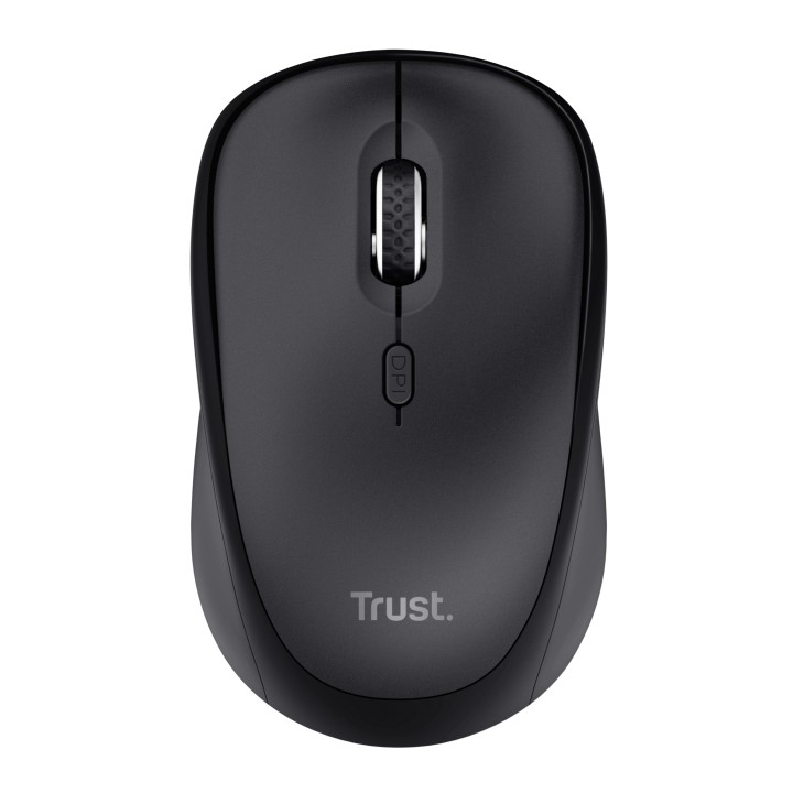 T+Ratón Trust TKM-360 RF Óptico 1600dpi Negro (25356)