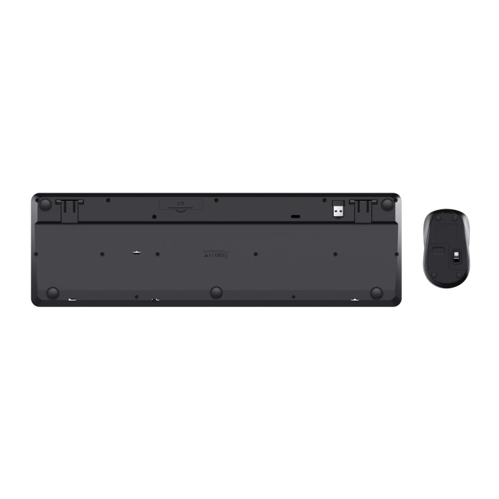 T+Ratón Trust TKM-360 RF Óptico 1600dpi Negro (25356)