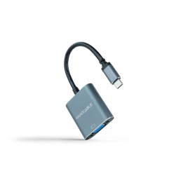 Adaptador Nanocable USB-C a VGA Gris (10.16.4101-G)
