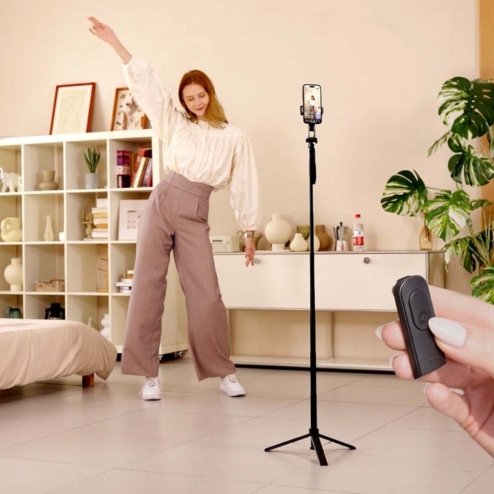 Palo Selfie AISENS con tripode Negro (SS01ST-299)