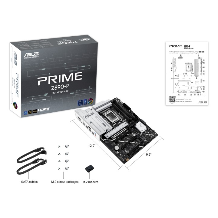 ASUS PRIME Z890-P: (1851) 4xDDR5 USB DP HDMI RJ45 ATX