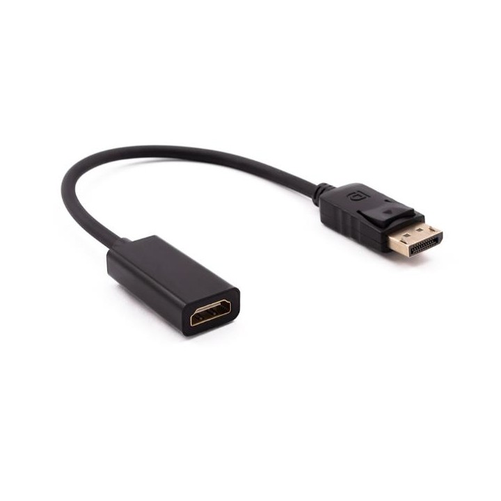 Cable NILOX DP/M a HDMI/H 0.15m Negro (NXADAP02)