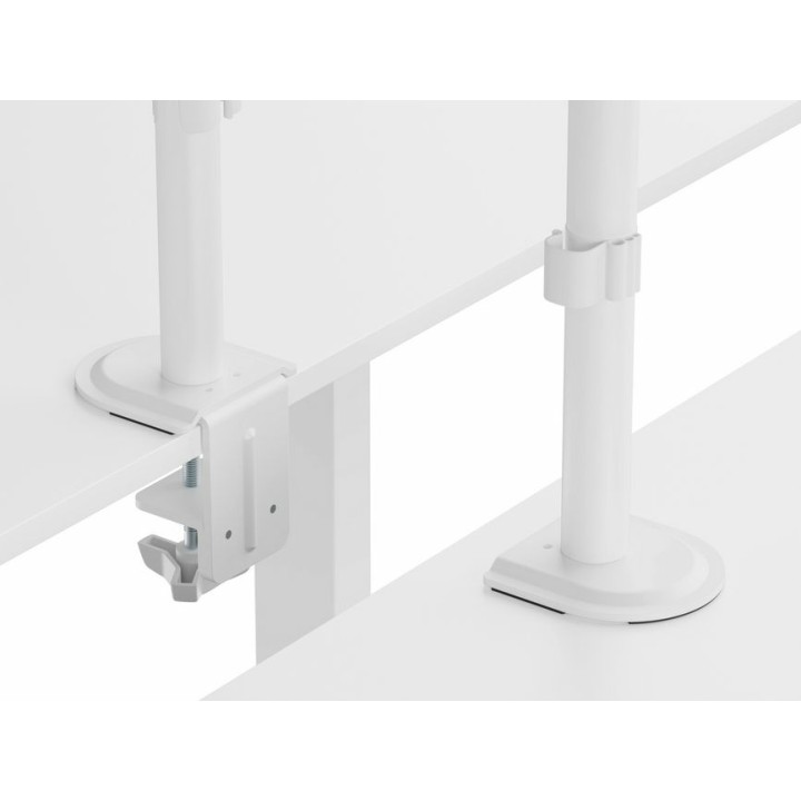 Soporte Mesa EQUIP 17-32" 2 Pantallas Blanco (EQ650167)