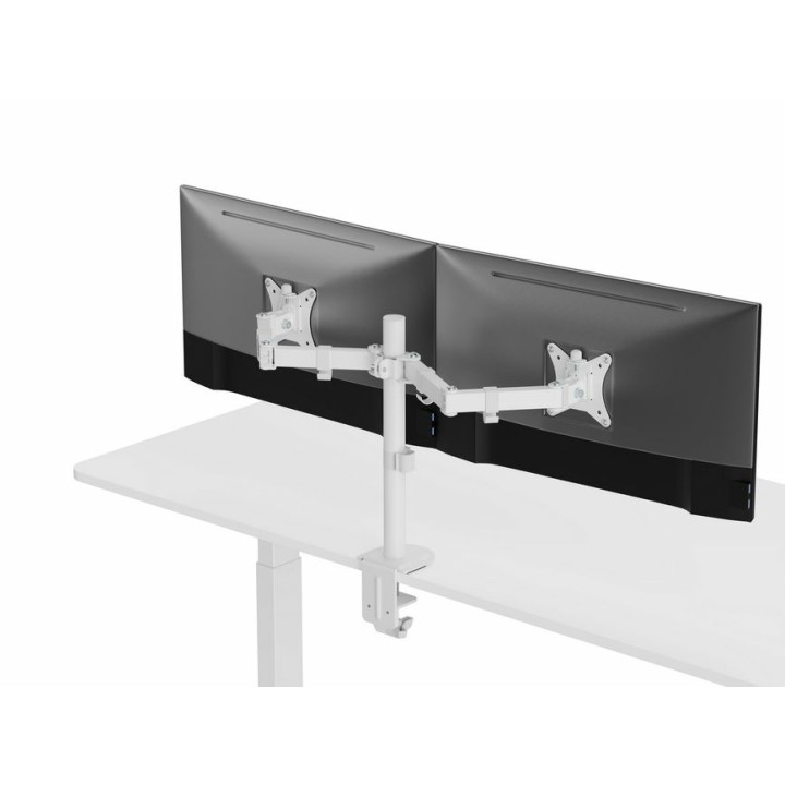 Soporte Mesa EQUIP 17-32" 2 Pantallas Blanco (EQ650167)