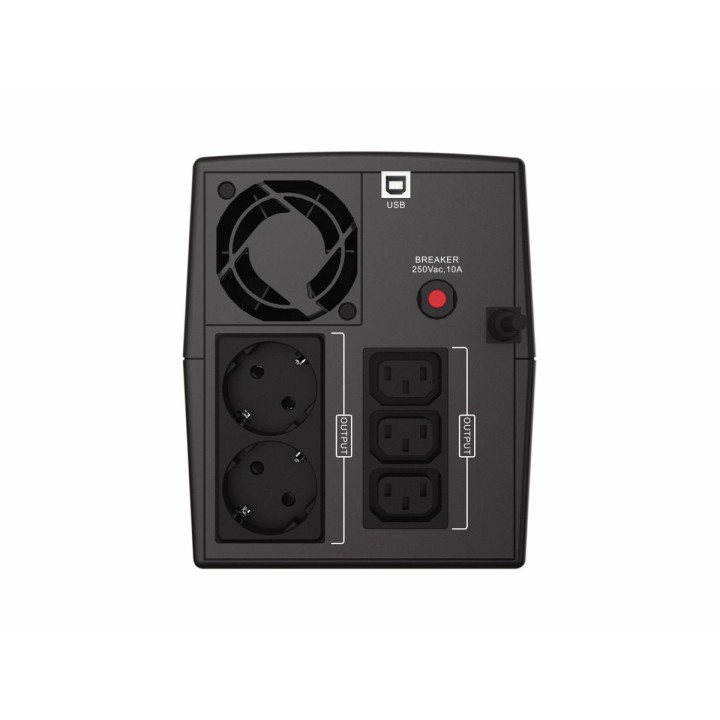 S.A.I. CONCEPTRONIC 1500VA 900W Negra (ZEUS08EM)