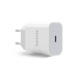 Cargador de Pared AISENS 20W 1xUSB-C Blanco (A110-0537)