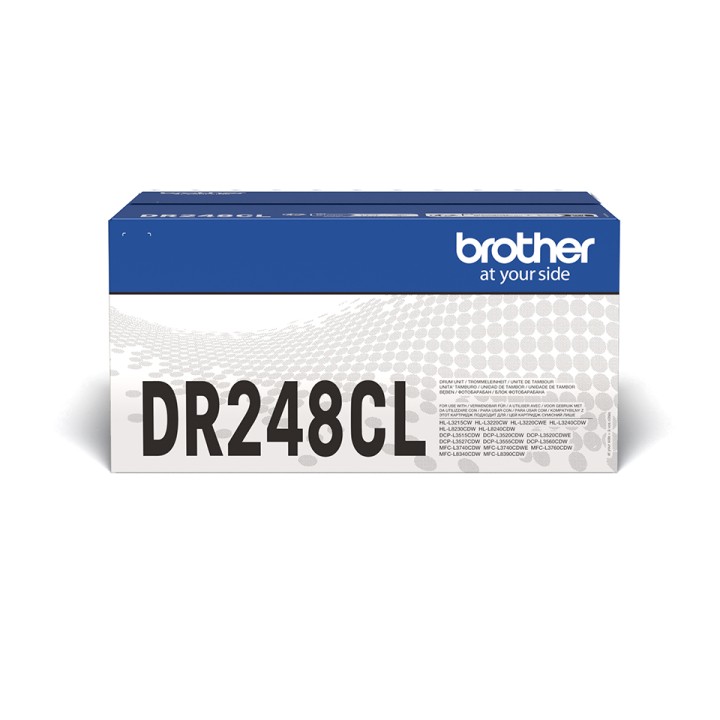 Tambor BROTHER Negro/Tricolor 20000 pág (DR248CL)
