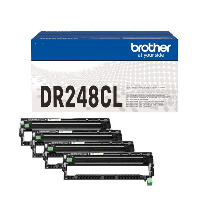 Tambor BROTHER Negro/Tricolor 20000 pág (DR248CL)