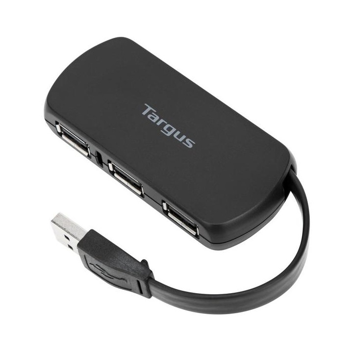 Hub TARGUS 4xUSB-A 2.0 Negro (ACH114EU)