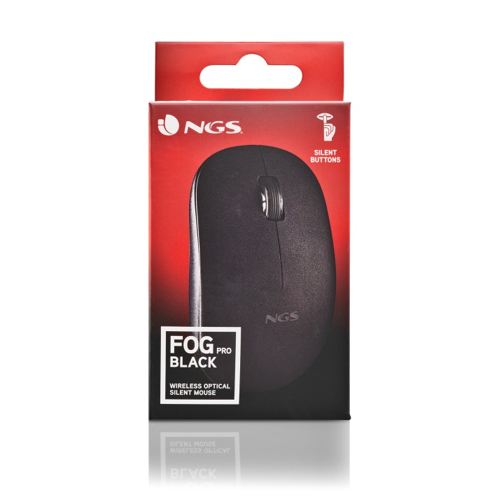 Ratón NGS FOG Pro Óptico RF 2.4GHz Negro (FOGPROBLACK)