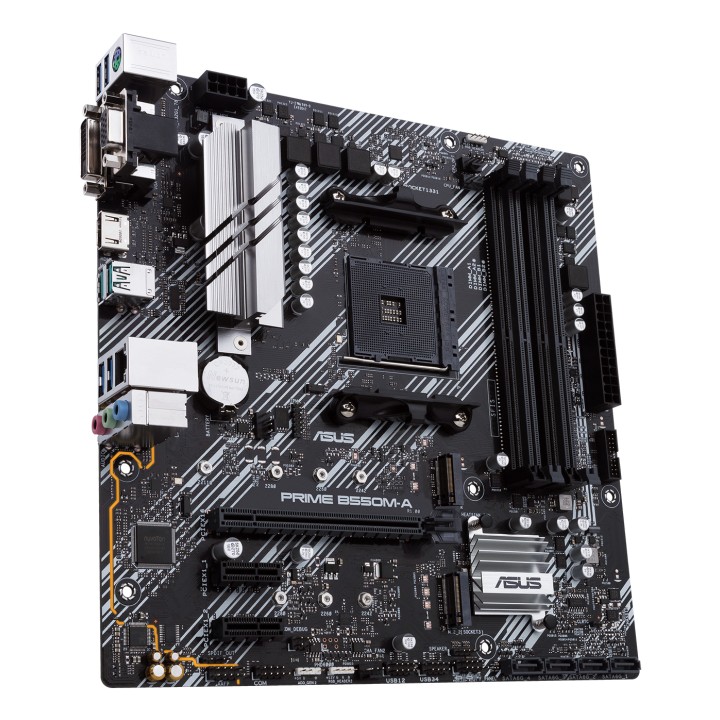 ASUS B550M-A/CSM:(AM4) 4DDR4 HDMI DVI-D VGA RJ45 mATX