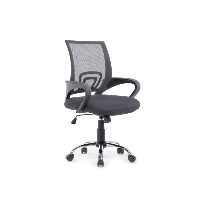 Silla de Oficina EQUIP Malla Gris Oscura (EQ651014)