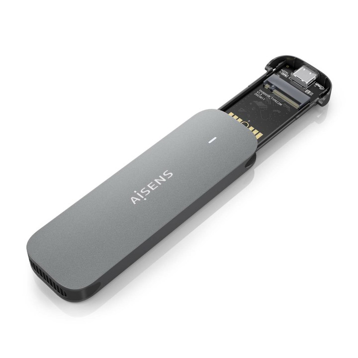 Caja SSD AISENS M.2 SATA USB-C 3.0 Gris (ASM2-006GRY)