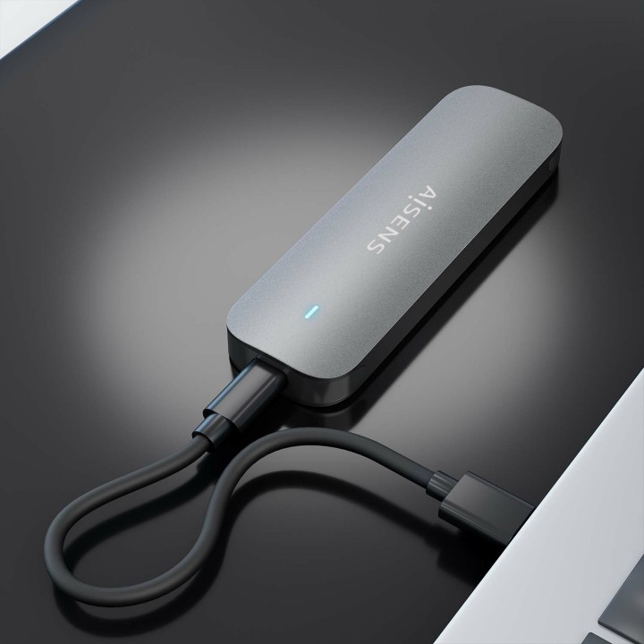 Caja SSD AISENS M.2 SATA USB-C 3.0 Gris (ASM2-006GRY)