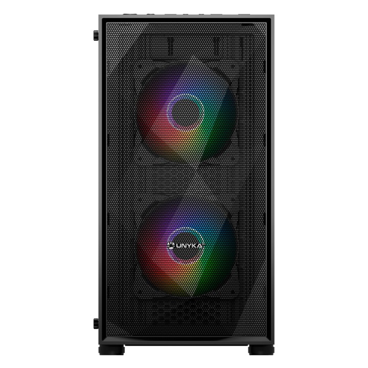 Caja Unyka Mir B200 ARGB mATX Mini-ITX Negra (UK113011)