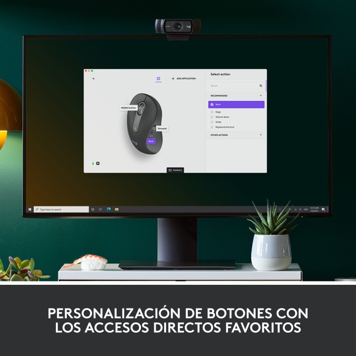 Ratón LOGITECH M650 RF BT Grafito (910-006239)