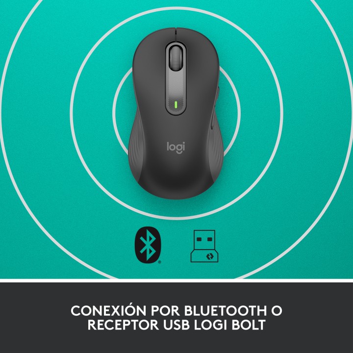 Ratón LOGITECH M650 RF BT Grafito (910-006239)