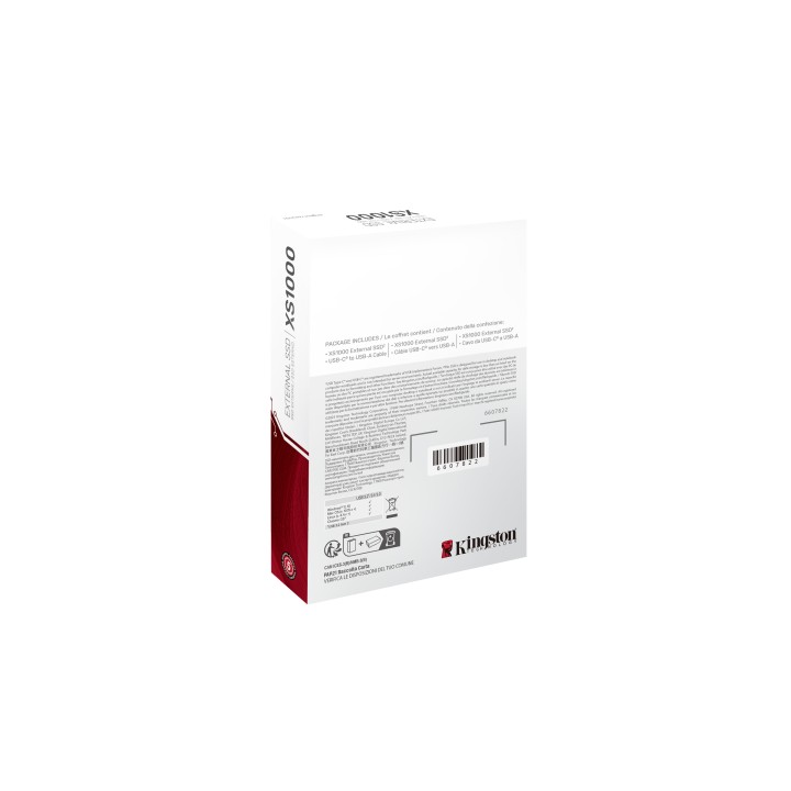 SSD Kingston 2Tb USB-C 3.1 Negro (SXS1000/2000G)
