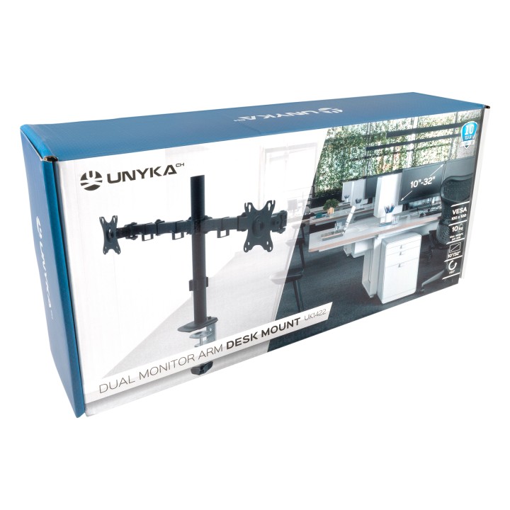 Soporte escritorio UNYKA UK1422 2brazo 10-32"(UK710102)