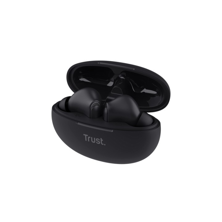 Auriculares Trust Yavi TWS Intraurales BT Negro (25296)