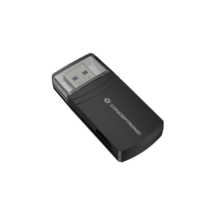 Lector Tarjetas CONCEPTRONIC USB-A 3.0 Negro (BIAN06B)