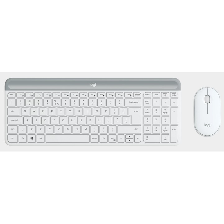 T+Ratón LOGITECH MK470 RF 1000dpi Blanco (920-009199)