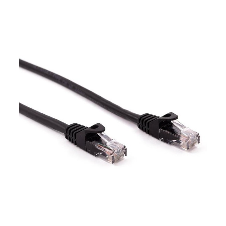 Cable de Red NILOX RJ45 UTP Cat.6 1m Negro (NXCRJ4501)