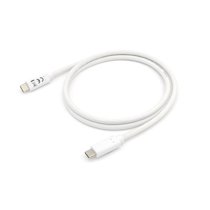 Cable EQUIP USB-C/M a USB-C/M 2m Blanco (128362)