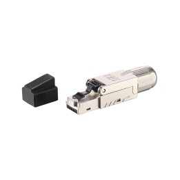 Conector EQUIP RJ45 Cat8.1 Kit 5 Negro/Acero (EQ121172)