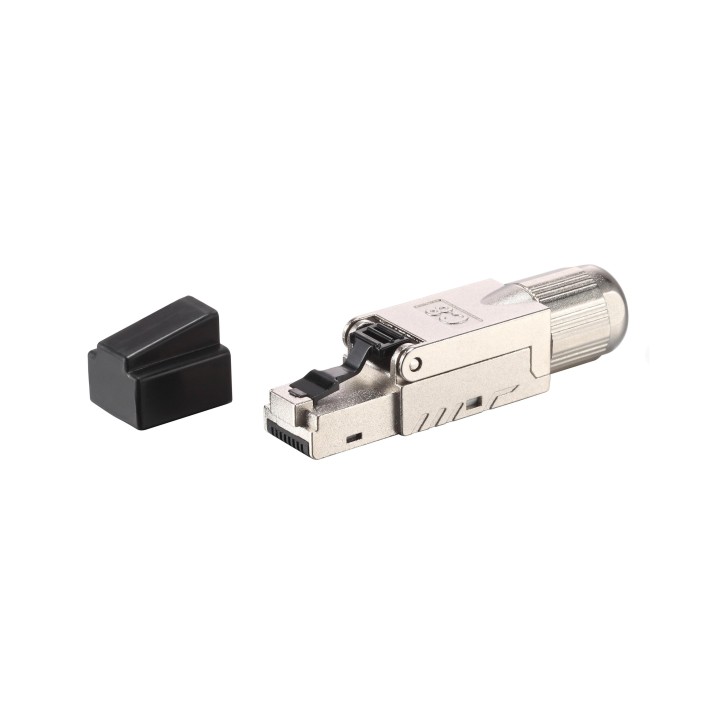Conector EQUIP RJ45 Cat8.1 Kit 5 Negro/Acero (EQ121172)