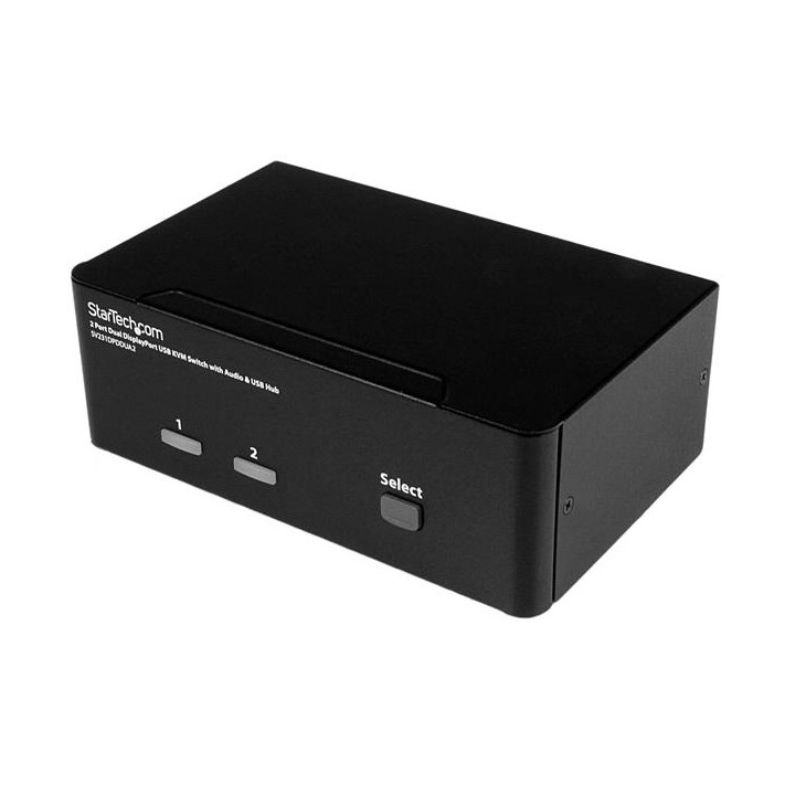 Conmutador STARTECH KVM 2p Displayport (SV231DPDDUA2)