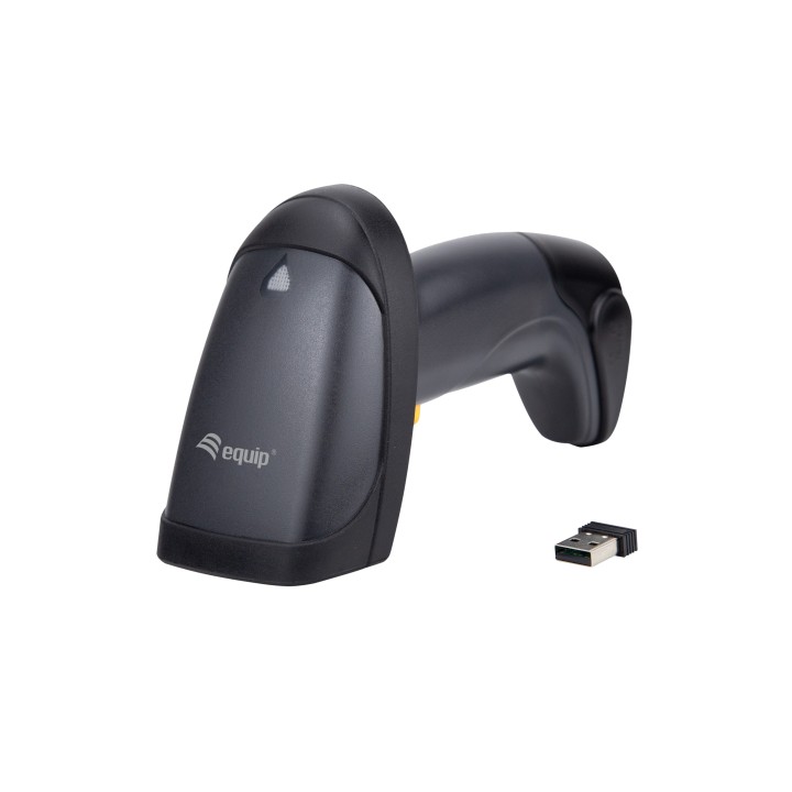 Lector EQUIP Código de Barras 1D RF Negro (351023)