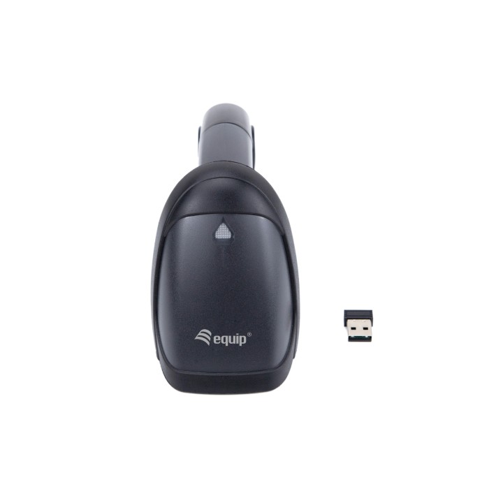 Lector EQUIP Código de Barras 1D RF Negro (351023)