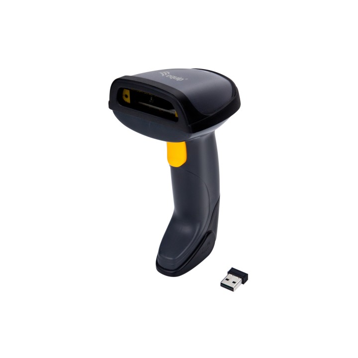 Lector EQUIP Código de Barras 1D RF Negro (351023)