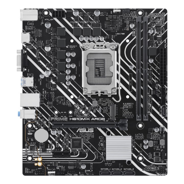 ASUS PRIME H610M-K ARGB: (1700) 2xDDR5 VGA HDMI mATX