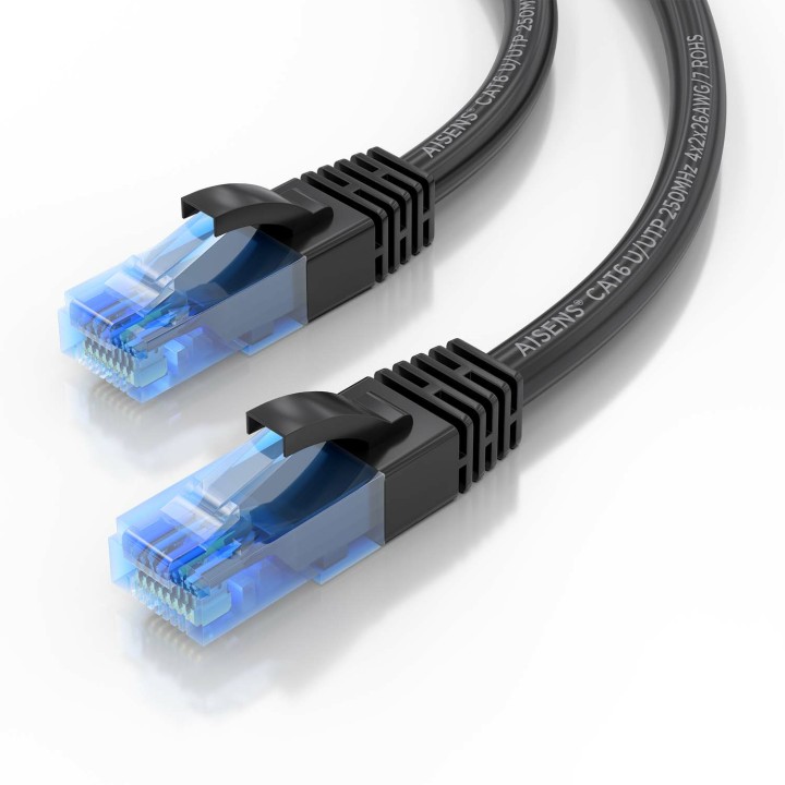 Cable AISENS RJ45 Cat.6 UTP CCA 7.5m Negro (A135-0849)