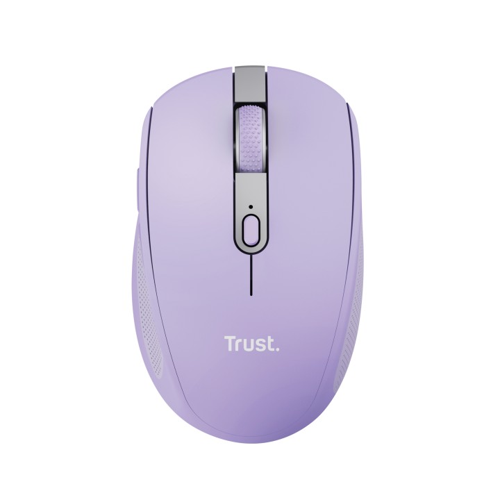 Ratón Trust Ozaa Óptico RF/Bluetooth Morado (25384)