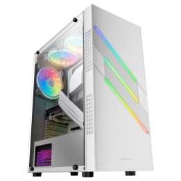 Caja Mars Gaming XL ARGB ATX mATX Blanca (MCU3W)