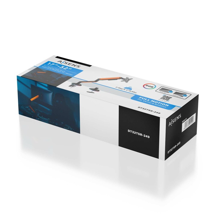 Soporte de Mesa AISENS 17-32" RGB 1 Brazo (DT32TSR-249)