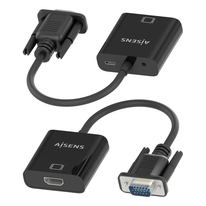 Conversor AISENS VGA/M a HDMI/3.5mm/mUSB/H (A115-0873)