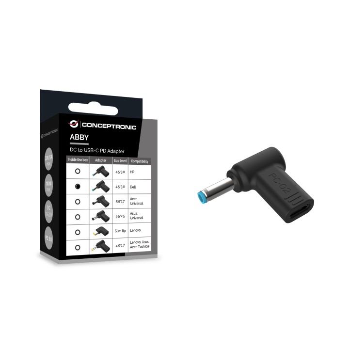 Adaptador CONCEPTRONIC Usb-C a DC Dell (ABBY15PC02)