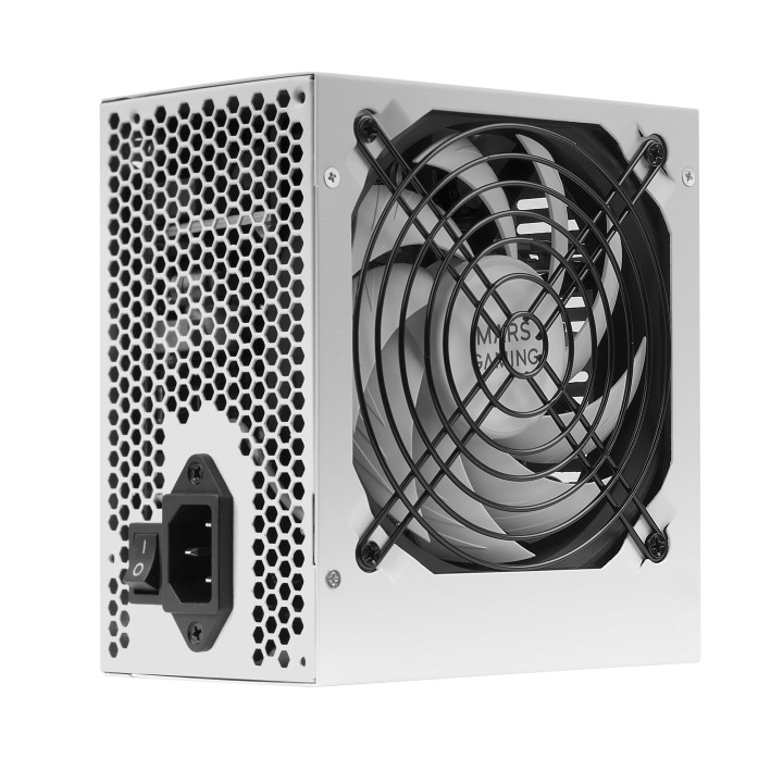 Fuente Mars Gaming ATX 650W PFC 85% Blanca (MPIII650W)