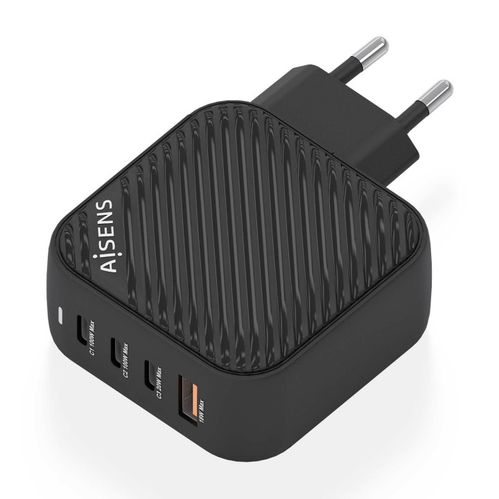 Cargador Pared AISENS 1USB-A 3USB-C (ASCH-100W4P029-BK)